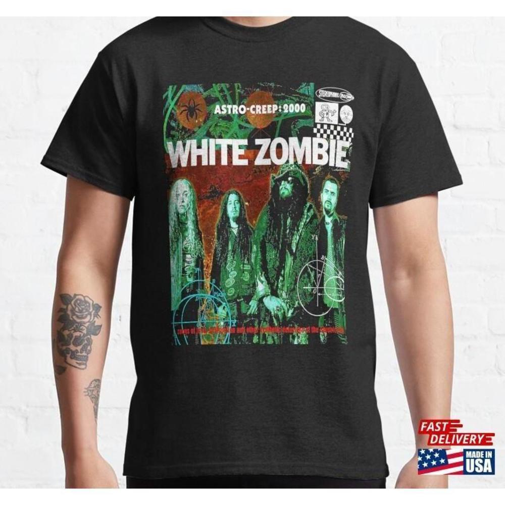 White Zombie Art 14 Classic Tshirt
